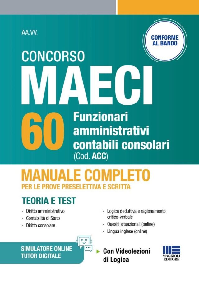 Concorso MAECI 2026 per 95 funzionari, posti anche per architetti e ingegneri