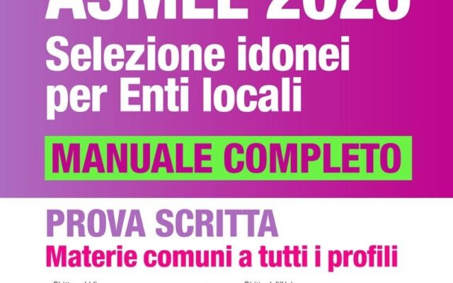 Maxi Concorso ASMEL 2026: 39 elenchi di idonei, anche tecnici, prova da remoto