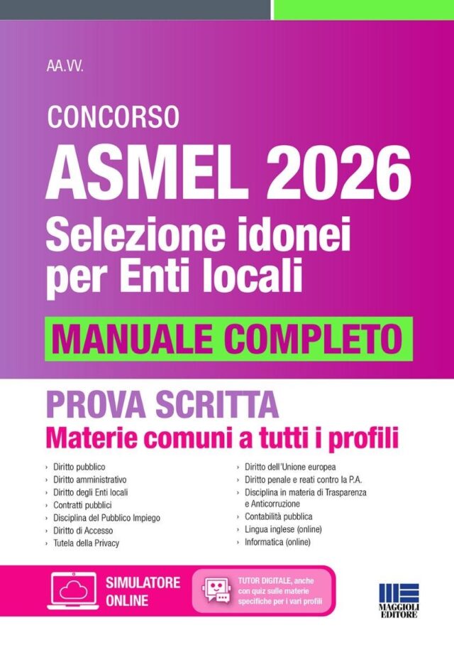 Maxi Concorso ASMEL 2026: 39 elenchi di idonei, anche tecnici, prova da remoto
